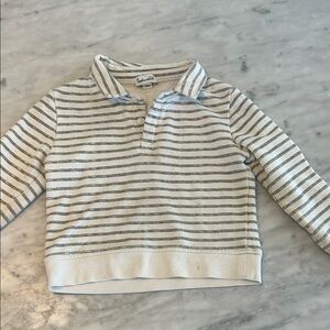 Splendid Striped Gray and White Kids Shirt